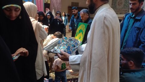 تصاویر/ جشن دهه کرامت و ولادت امام رضا (ع) در مدرسه علمیه ریحانة الرسول ارومیه