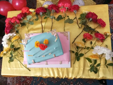 تصاویر/ مراسم گرامیداشت مقام استاد در مدرسه علمیه شهر بابک