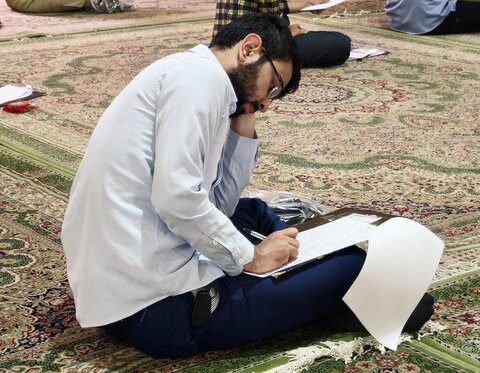 تصاویر/ برگزاری آزمون متمرکز مدارس فقهی قم