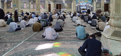 تصاویر/ برگزاری آزمون متمرکز مدارس فقهی قم