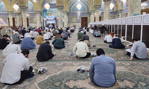 تصاویر/ برگزاری آزمون متمرکز مدارس فقهی قم
