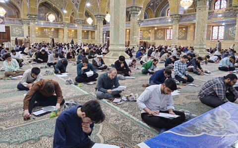 تصاویر/ برگزاری آزمون متمرکز مدارس فقهی قم