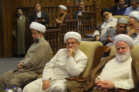 تصاویر / دومین روز همایش بین المللی یکصدمین سالگشت بازتأسیس حوزه علمیه قم - 1