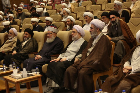 تصاویر / دومین روز همایش بین المللی یکصدمین سالگشت بازتأسیس حوزه علمیه قم - 1