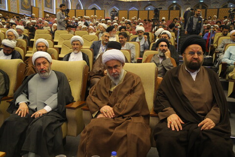 تصاویر / دومین روز همایش بین المللی یکصدمین سالگشت بازتأسیس حوزه علمیه قم - 1