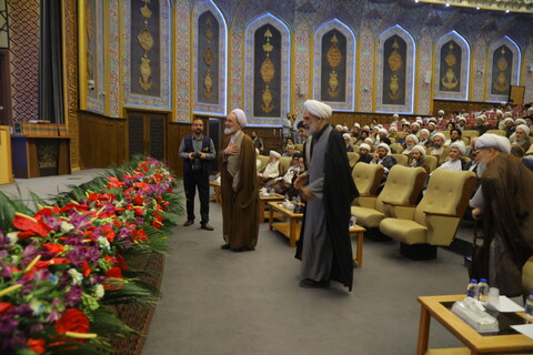 تصاویر / دومین روز همایش بین المللی یکصدمین سالگشت بازتأسیس حوزه علمیه قم - 1