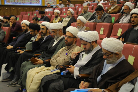 تصاویر / دومین روز همایش بین المللی یکصدمین سالگشت بازتأسیس حوزه علمیه قم - 1
