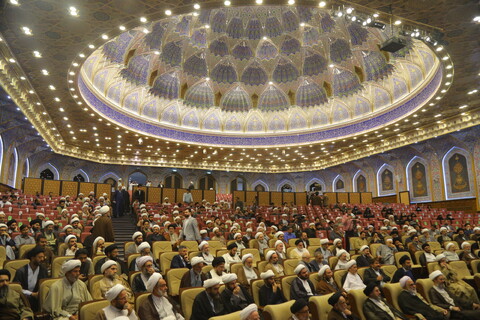 تصاویر / دومین روز همایش بین المللی یکصدمین سالگشت بازتأسیس حوزه علمیه قم - 1
