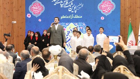 تصاویر/ تجلیل از معلمان نمونه، خیران مدرسه ساز و خانواده شهدای معلم در شهرستان ماکو