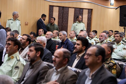 تصاویر / آیین تکریم و معارفه فرمانده انتظامی استان همدان