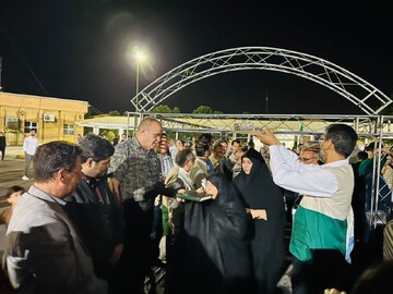 آیین بدرقه اولین کاروان حجاج منطقه کاشان برگزار شد