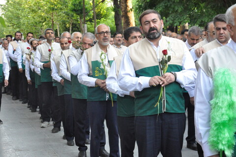 تصاویر / اجتماع بزرگ خادمیاران و یاوران رضوی اصفهان