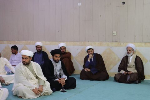 درس اخلاق طلاب مدرسه علمیه رضویه شهرستان هویزه