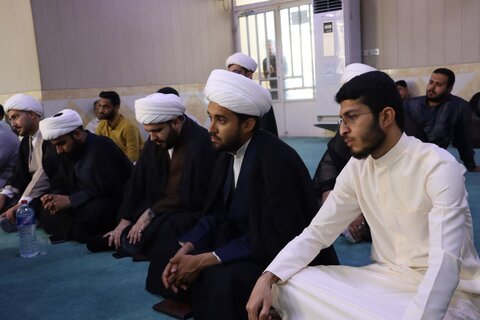 درس اخلاق طلاب مدرسه علمیه رضویه شهرستان هویزه