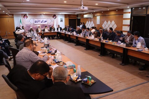جلسه شورای اداری شهرستان هویزه باحضور نماینده ولی فقیه در خوزستان