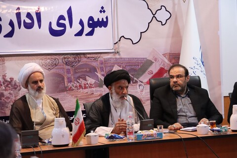 جلسه شورای اداری شهرستان هویزه باحضور نماینده ولی فقیه در خوزستان