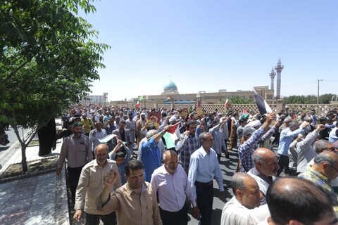 راهپیمایی جمعه های خشم و انزجار از جنایات رژیم کودکش صهیونیست