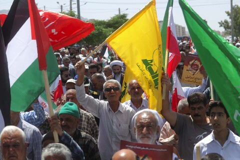 راهپیمایی جمعه های خشم و انزجار از جنایات رژیم کودکش صهیونیست