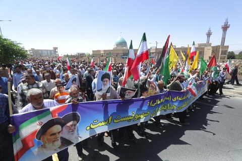 راهپیمایی جمعه های خشم و انزجار از جنایات رژیم کودکش صهیونیست