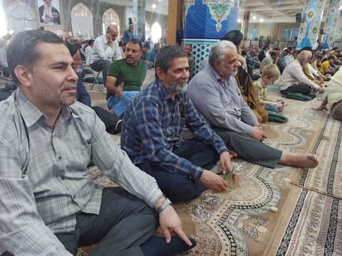 تصاویر/ نمازعبادی سیاسی جمعه کاشان