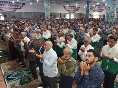 تصاویر/ نمازعبادی سیاسی جمعه کاشان