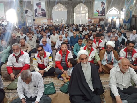 تصاویر/ نمازعبادی سیاسی جمعه کاشان