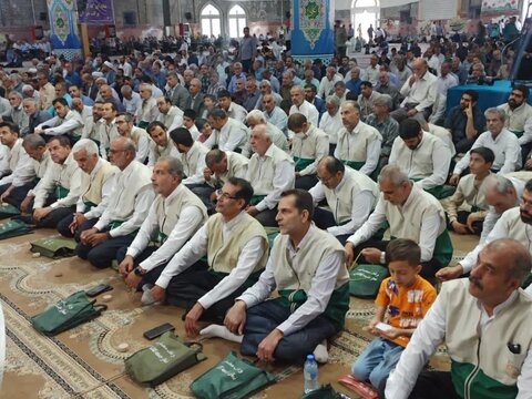 تصاویر/ نمازعبادی سیاسی جمعه کاشان