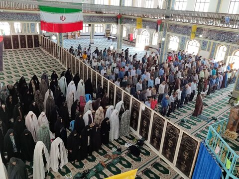 تصاویر/ اقامه نماز جمعه بافت