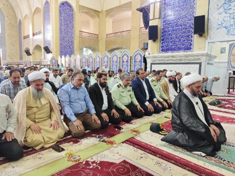 تصاویر/ اقامه نماز جمعه بم