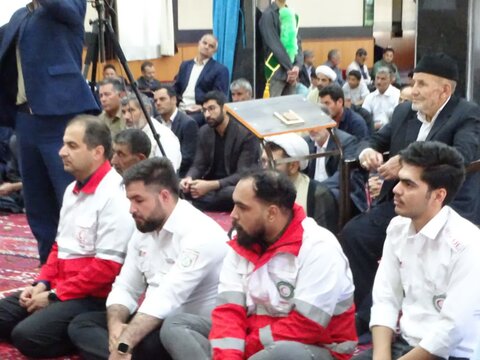 تصاویر/ آیین عبادی سیاسی نماز جمعه چهاربرج