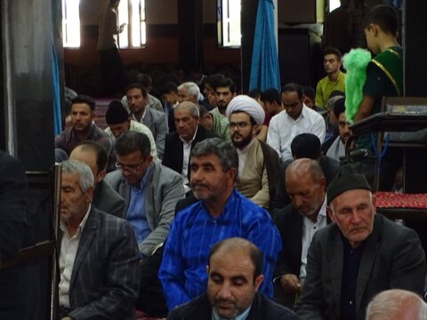 تصاویر/ آیین عبادی سیاسی نماز جمعه چهاربرج