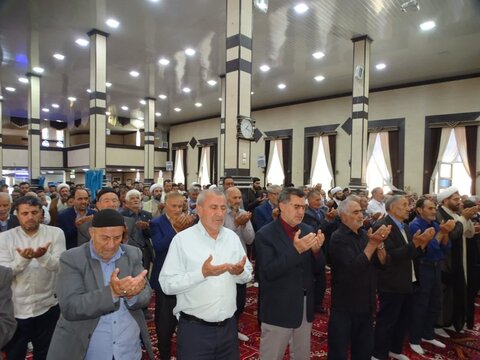 تصاویر/ آیین عبادی سیاسی نماز جمعه چهاربرج