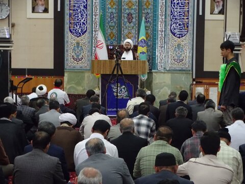 تصاویر/ آیین عبادی سیاسی نماز جمعه چهاربرج