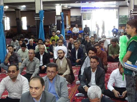 تصاویر/ آیین عبادی سیاسی نماز جمعه چهاربرج