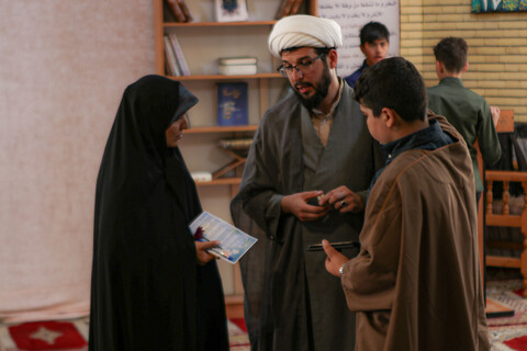 تصاویر/اردوی دانش‌آموزی یک روز در حوزه