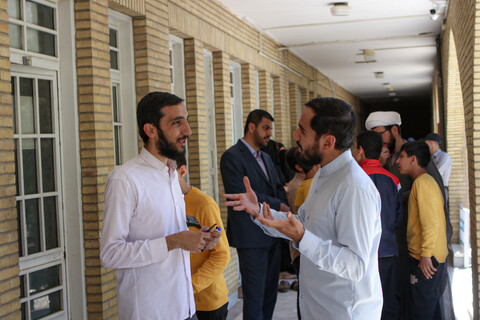 تصاویر/اردوی دانش‌آموزی یک روز در حوزه