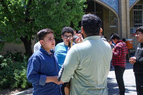 تصاویر/اردوی دانش‌آموزی یک روز در حوزه