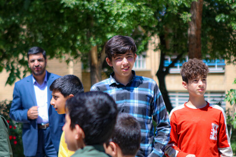 تصاویر/اردوی دانش‌آموزی یک روز در حوزه