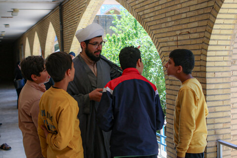 تصاویر/اردوی دانش‌آموزی یک روز در حوزه