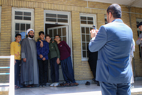 تصاویر/اردوی دانش‌آموزی یک روز در حوزه