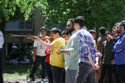 تصاویر/اردوی دانش‌آموزی یک روز در حوزه