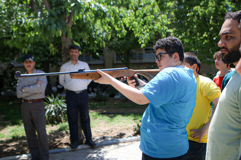تصاویر/اردوی دانش‌آموزی یک روز در حوزه