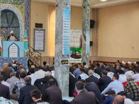 تصاویر/ اقامه نماز جمعه شهرستان چایپاره