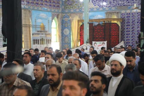 نماز جمعه شهرستان هویزه به امامت نماینده ولی فقیه در خوزستان