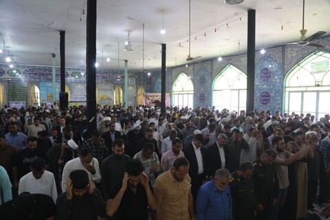 نماز جمعه شهرستان هویزه به امامت نماینده ولی فقیه در خوزستان