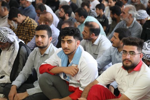 نماز جمعه شهرستان هویزه به امامت نماینده ولی فقیه در خوزستان