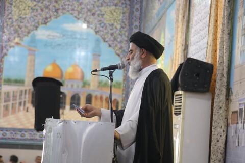 نماز جمعه شهرستان هویزه به امامت نماینده ولی فقیه در خوزستان