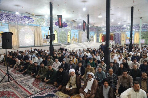 نماز جمعه شهرستان هویزه به امامت نماینده ولی فقیه در خوزستان