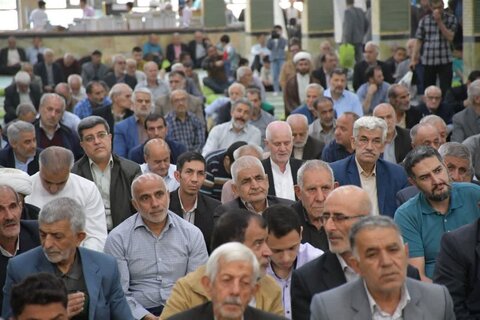 تصاویر/  آئین عبادی سیاسی نمازجمعه خوی