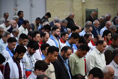 تصاویر/  آئین عبادی سیاسی نمازجمعه خوی